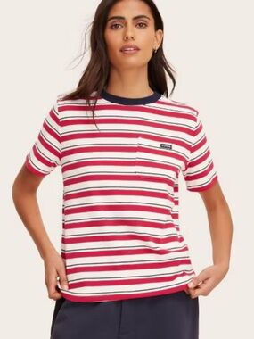 Parke x Target Short Sleeve Crewneck Pocket Striped T-Shirt Size M - NEW w/tags